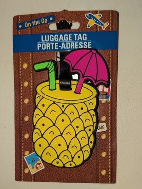 Large  Pineapple Luggage Tag - New